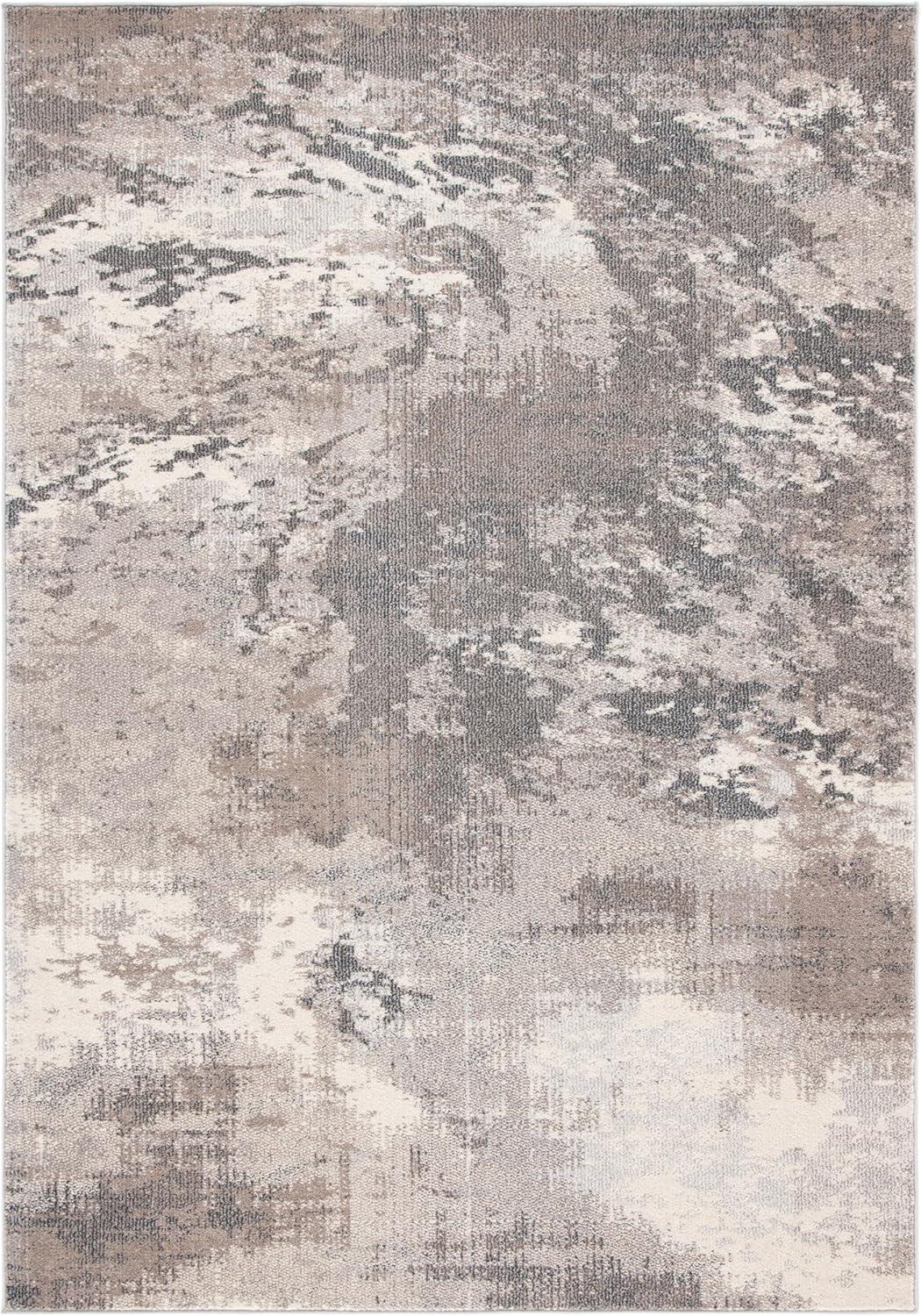 image:imageSAFAVIEH Area Rug 8x10 Madison Collection Large Blue amp Grey Modern Boho Abstract Design NonShedding amp Easy Cleaning Ideal for Living Room Bedroom Office Dining Space MAD440MBeigeGrey