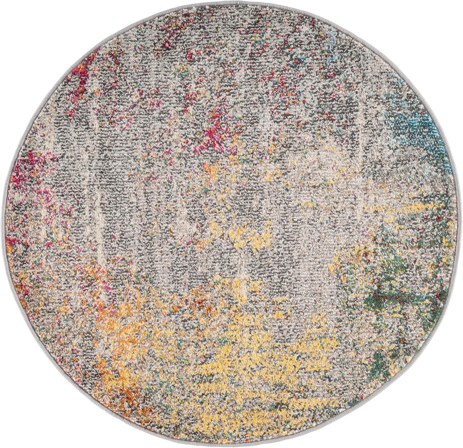image:imageSAFAVIEH Area Rug 8x10 Madison Collection Large Blue amp Grey Modern Boho Abstract Design NonShedding amp Easy Cleaning Ideal for Living Room Bedroom Office Dining Space MAD440MGreyGold