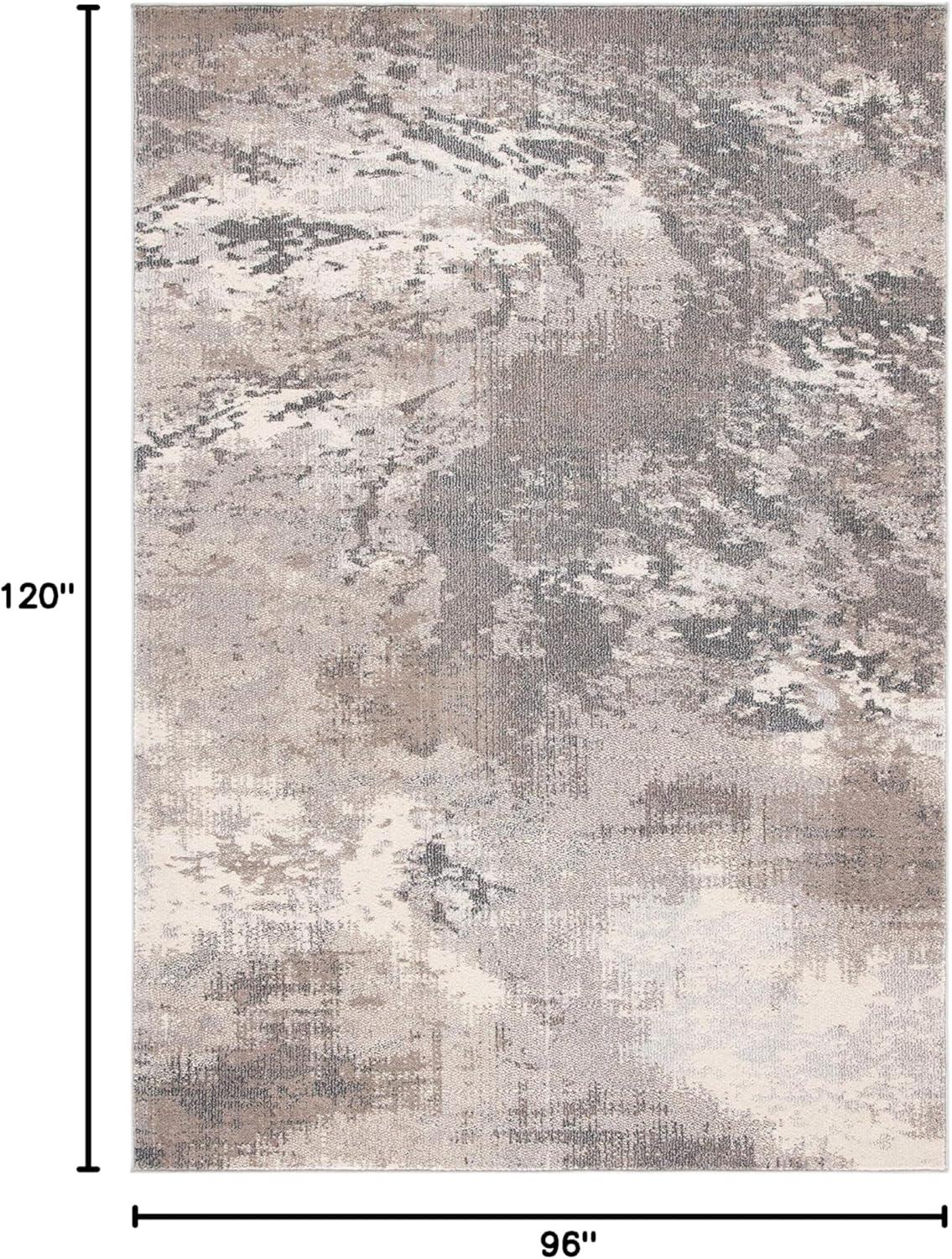 image:imageSAFAVIEH Area Rug 8x10 Madison Collection Large Blue amp Grey Modern Boho Abstract Design NonShedding amp Easy Cleaning Ideal for Living Room Bedroom Office Dining Space MAD440MBeigeGrey