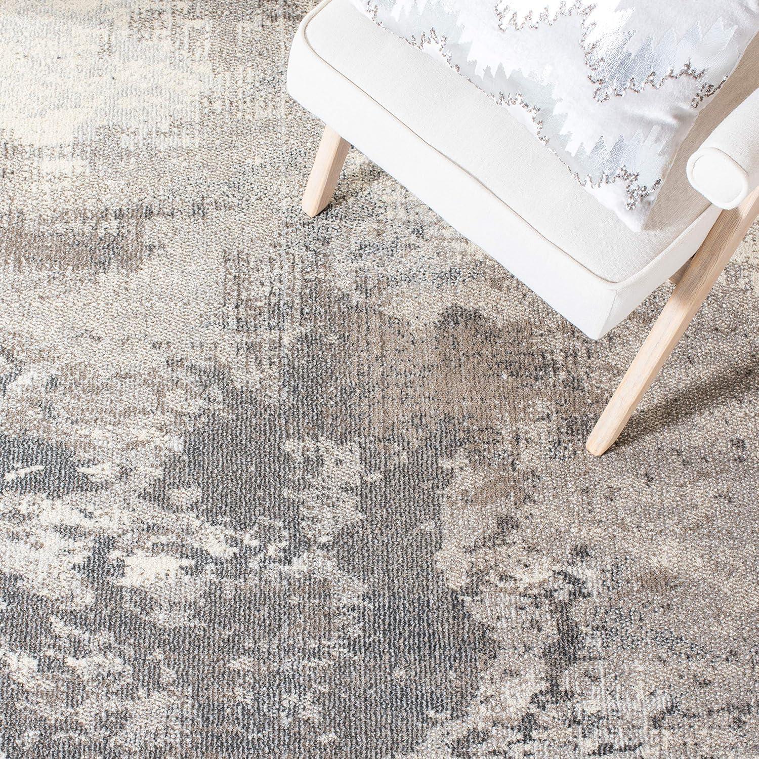 image:imageSAFAVIEH Area Rug 8x10 Madison Collection Large Blue amp Grey Modern Boho Abstract Design NonShedding amp Easy Cleaning Ideal for Living Room Bedroom Office Dining Space MAD440MBeigeGrey
