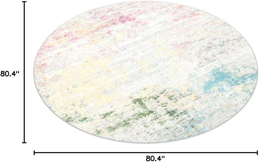 image:imageSAFAVIEH Area Rug 8x10 Madison Collection Large Blue amp Grey Modern Boho Abstract Design NonShedding amp Easy Cleaning Ideal for Living Room Bedroom Office Dining Space MAD440MGreyGold
