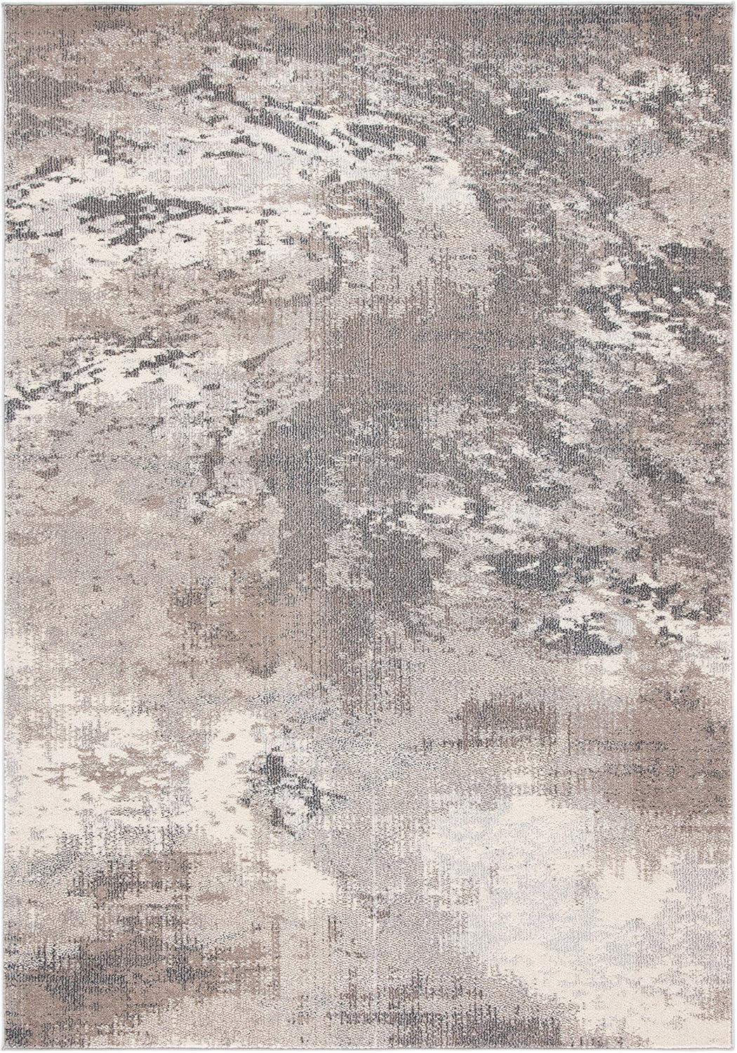 image:imageSAFAVIEH Area Rug 8x10 Madison Collection Large Blue amp Grey Modern Boho Abstract Design NonShedding amp Easy Cleaning Ideal for Living Room Bedroom Office Dining Space MAD440MBeigeGrey