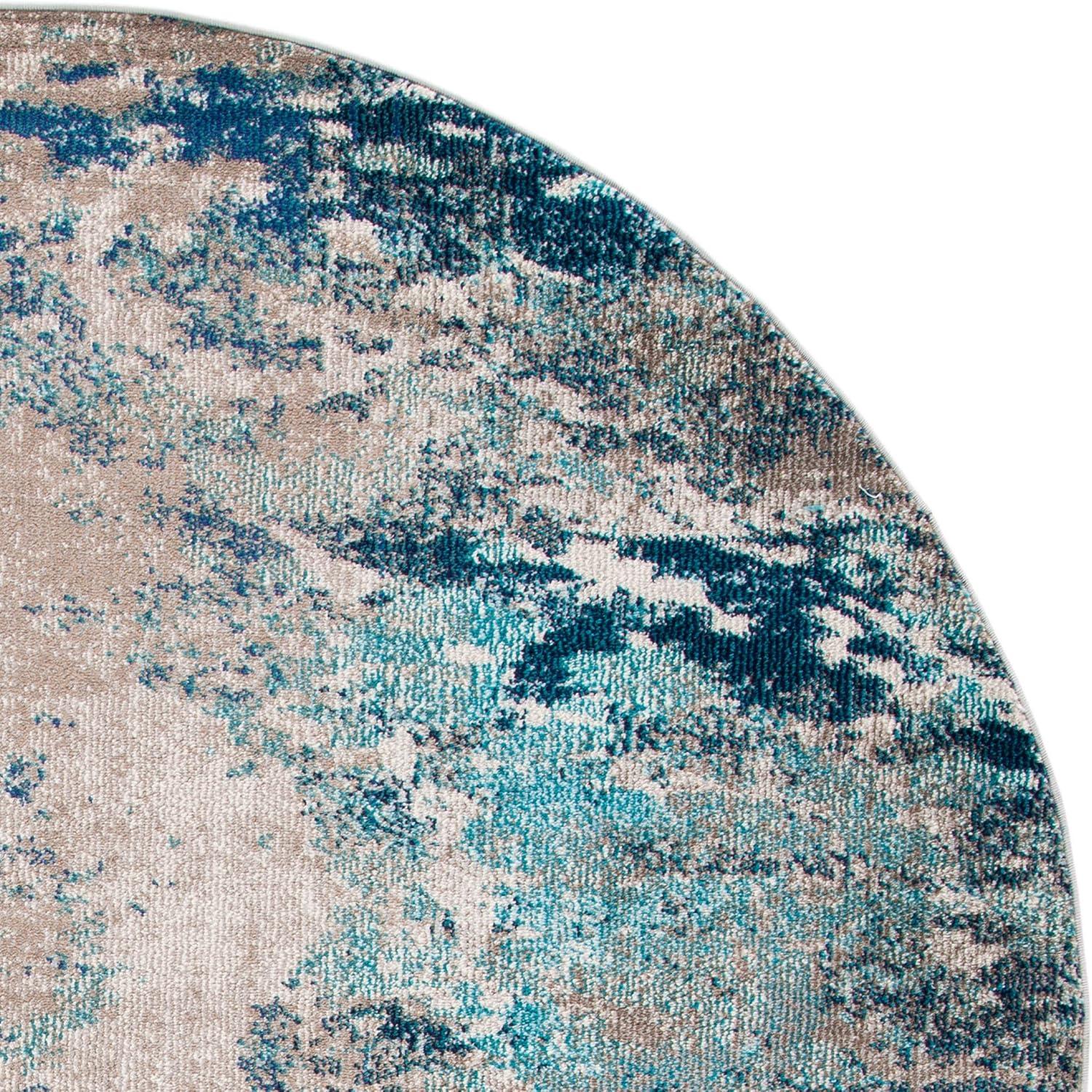image:imageSAFAVIEH Area Rug 8x10 Madison Collection Large Blue amp Grey Modern Boho Abstract Design NonShedding amp Easy Cleaning Ideal for Living Room Bedroom Office Dining Space MAD440MBlueBeige