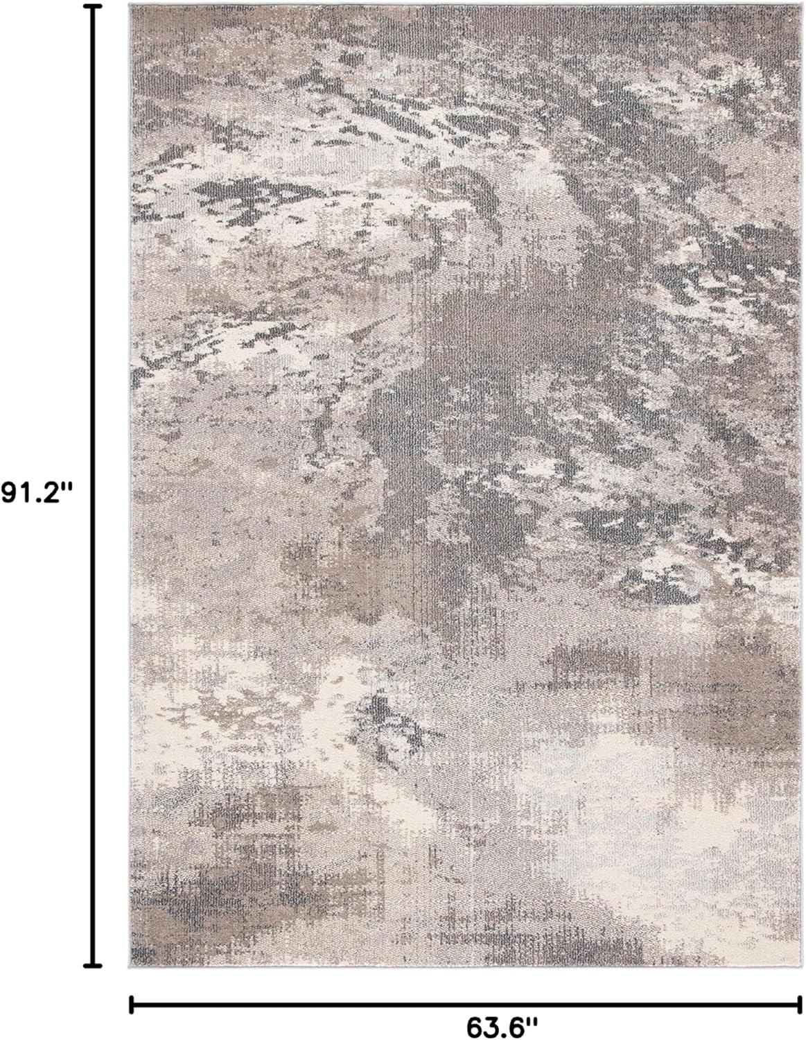 image:imageSAFAVIEH Area Rug 8x10 Madison Collection Large Blue amp Grey Modern Boho Abstract Design NonShedding amp Easy Cleaning Ideal for Living Room Bedroom Office Dining Space MAD440MBeigeGrey