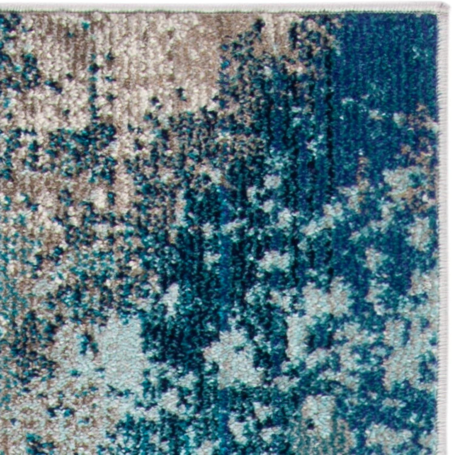 image:imageSAFAVIEH Area Rug 8x10 Madison Collection Large Blue amp Grey Modern Boho Abstract Design NonShedding amp Easy Cleaning Ideal for Living Room Bedroom Office Dining Space MAD440MBlueBeige