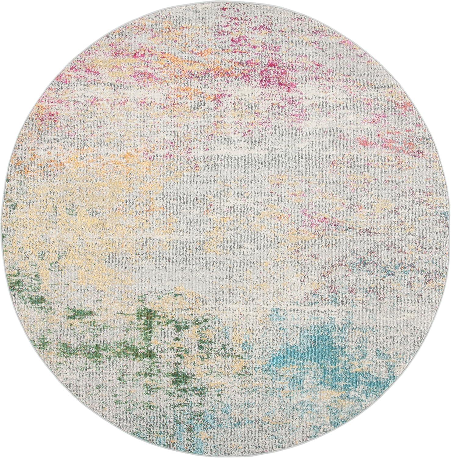 image:imageSAFAVIEH Area Rug 8x10 Madison Collection Large Blue amp Grey Modern Boho Abstract Design NonShedding amp Easy Cleaning Ideal for Living Room Bedroom Office Dining Space MAD440MGreyGold