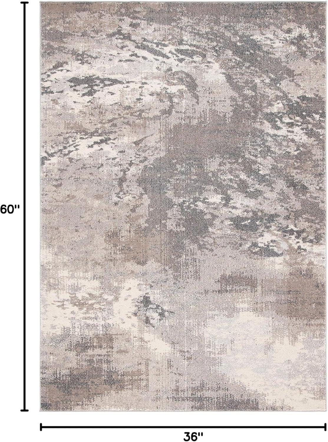 image:imageSAFAVIEH Area Rug 8x10 Madison Collection Large Blue amp Grey Modern Boho Abstract Design NonShedding amp Easy Cleaning Ideal for Living Room Bedroom Office Dining Space MAD440MBeigeGrey