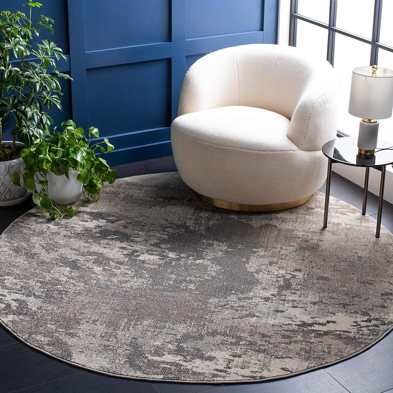 image:imageSAFAVIEH Area Rug 8x10 Madison Collection Large Blue amp Grey Modern Boho Abstract Design NonShedding amp Easy Cleaning Ideal for Living Room Bedroom Office Dining Space MAD440MBeigeGrey