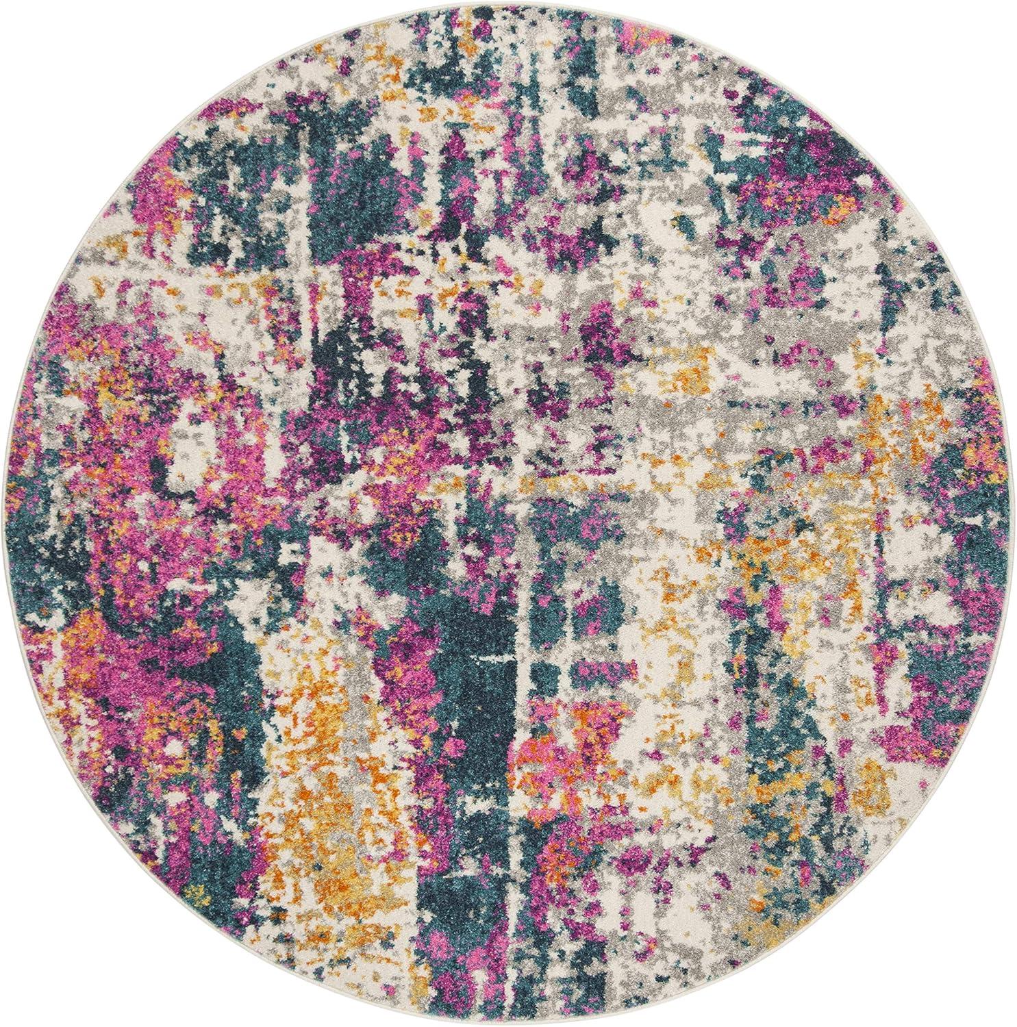 image:imageSAFAVIEH Area Rug 8x10 Madison Collection Large Ivory amp Blue Modern Boho Abstract Design NonShedding amp Easy Cleaning Ideal for Living Room Bedroom Office Dining Space MAD143BIvoryBlue