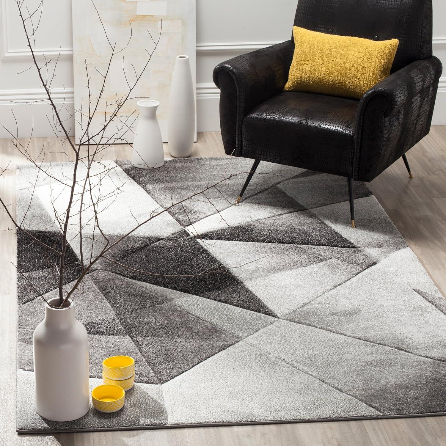 image:imageSAFAVIEH Area Rug 8x10 Porcello Collection Large Grey amp Multi Modern Abstract Design NonShedding amp Easy Cleaning Ideal for Living Room Bedroom Office Dining Space PRL6939BGreyMulti