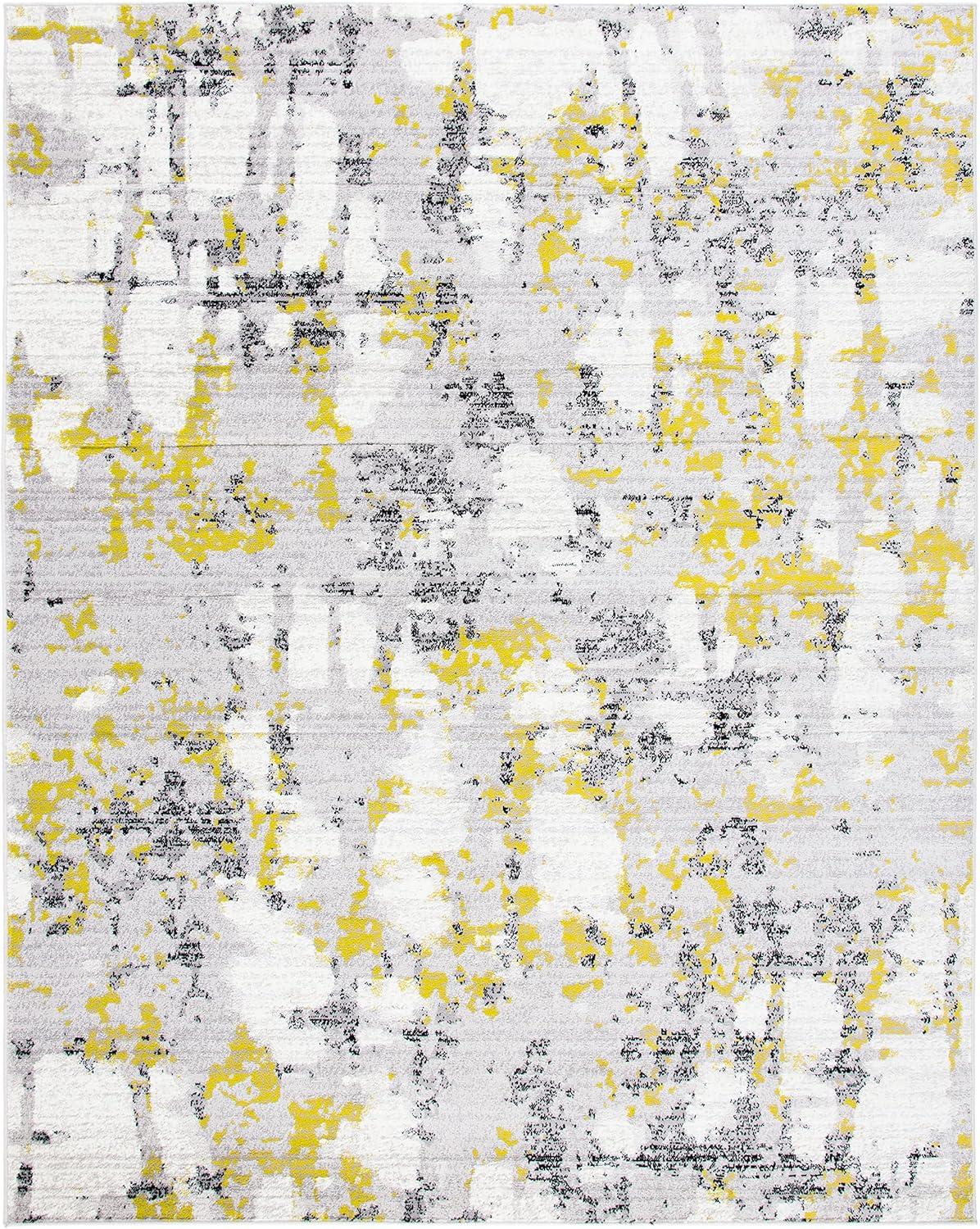 image:imageSAFAVIEH Area Rug 8x10 Skyler Collection Large Grey amp Purple Modern Abstract Design NonShedding amp Easy Cleaning Ideal for Living Room Bedroom Office Dining Space SKY193RGreyGreen