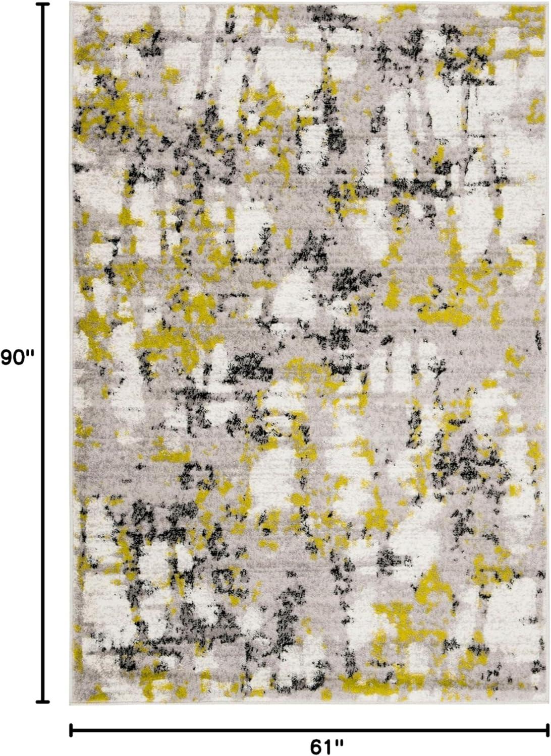 image:imageSAFAVIEH Area Rug 8x10 Skyler Collection Large Grey amp Purple Modern Abstract Design NonShedding amp Easy Cleaning Ideal for Living Room Bedroom Office Dining Space SKY193RGreyGreen