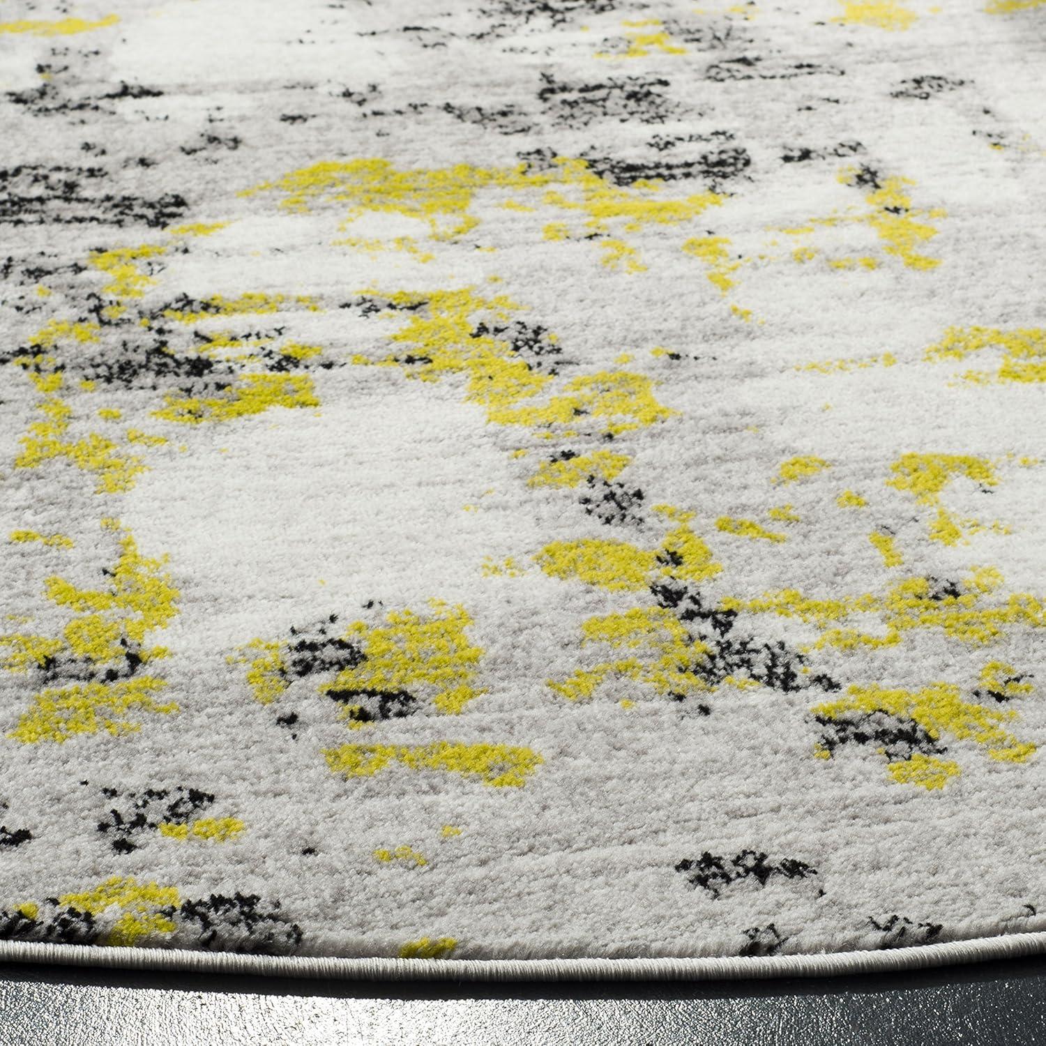 image:imageSAFAVIEH Area Rug 8x10 Skyler Collection Large Grey amp Purple Modern Abstract Design NonShedding amp Easy Cleaning Ideal for Living Room Bedroom Office Dining Space SKY193RGreyGreen