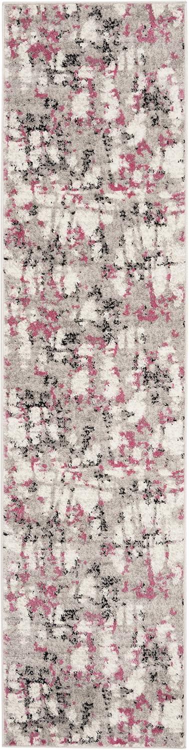 image:imageSAFAVIEH Area Rug 8x10 Skyler Collection Large Grey amp Purple Modern Abstract Design NonShedding amp Easy Cleaning Ideal for Living Room Bedroom Office Dining Space SKY193RGreyPink