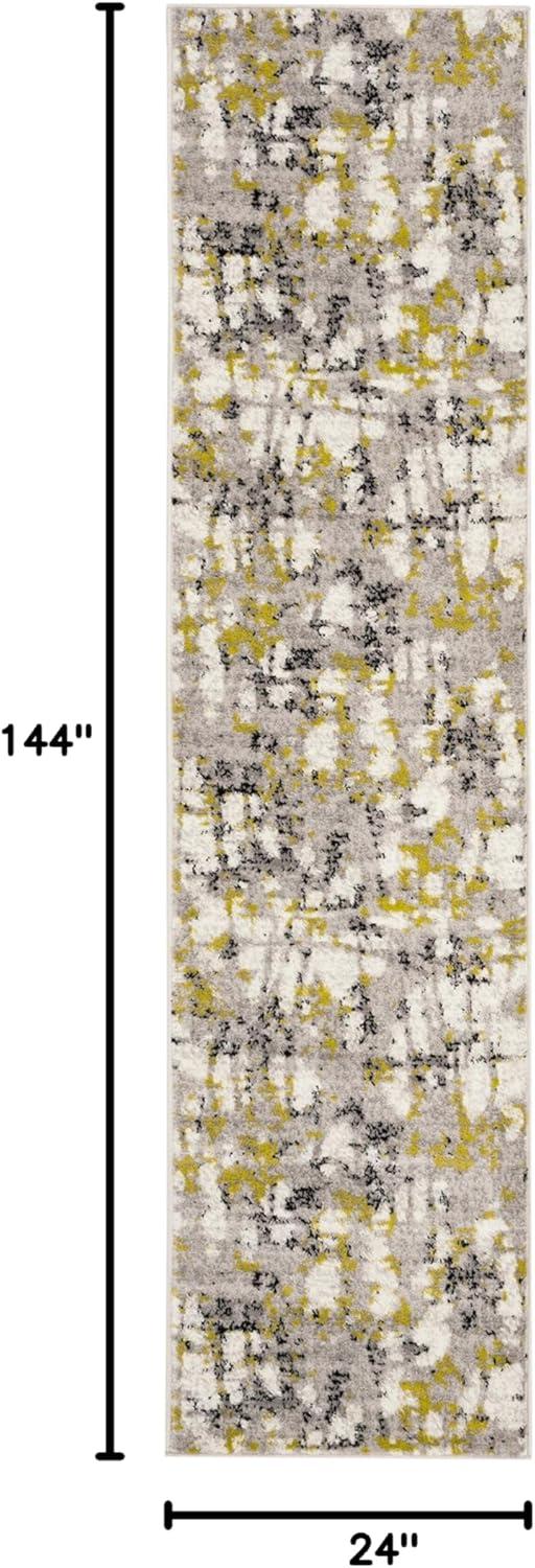 image:imageSAFAVIEH Area Rug 8x10 Skyler Collection Large Grey amp Purple Modern Abstract Design NonShedding amp Easy Cleaning Ideal for Living Room Bedroom Office Dining Space SKY193RGreyGreen