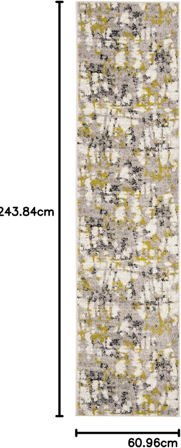 image:imageSAFAVIEH Area Rug 8x10 Skyler Collection Large Grey amp Purple Modern Abstract Design NonShedding amp Easy Cleaning Ideal for Living Room Bedroom Office Dining Space SKY193RGreyGreen