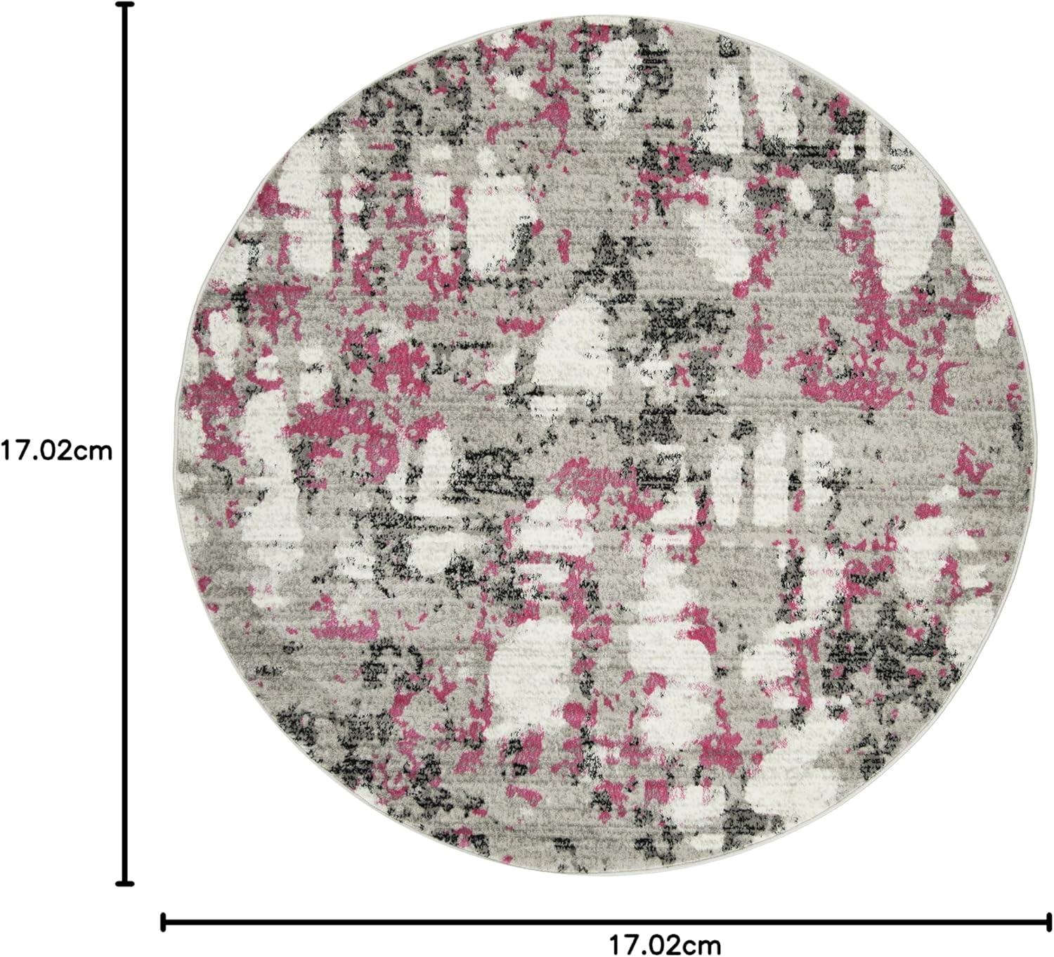 image:imageSAFAVIEH Area Rug 8x10 Skyler Collection Large Grey amp Purple Modern Abstract Design NonShedding amp Easy Cleaning Ideal for Living Room Bedroom Office Dining Space SKY193RGreyPink