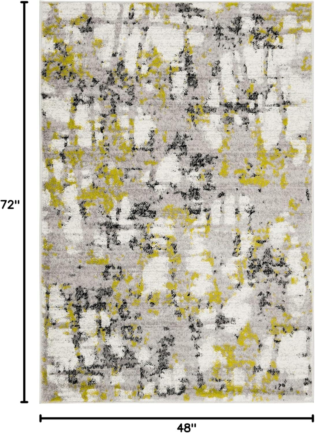 image:imageSAFAVIEH Area Rug 8x10 Skyler Collection Large Grey amp Purple Modern Abstract Design NonShedding amp Easy Cleaning Ideal for Living Room Bedroom Office Dining Space SKY193RGreyGreen