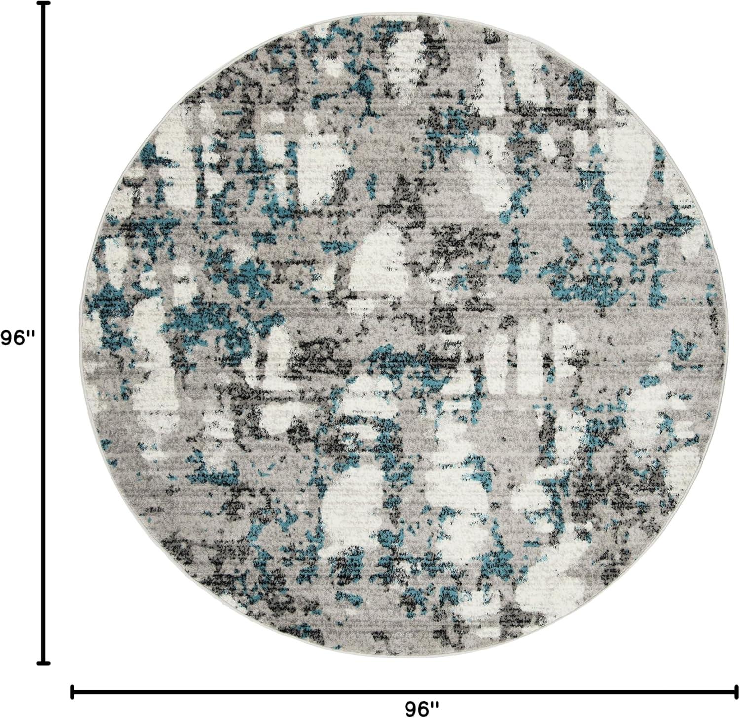 image:imageSAFAVIEH Area Rug 8x10 Skyler Collection Large Grey amp Purple Modern Abstract Design NonShedding amp Easy Cleaning Ideal for Living Room Bedroom Office Dining Space SKY193RGreyBlue