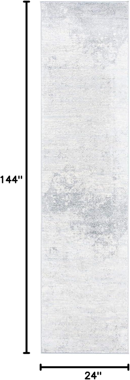 image:imageSAFAVIEH Brentwood Collection Area Rug 9 x 12 Grey amp Ivory Modern Abstract Design NonShedding amp Easy Care Ideal for High Traffic Areas in Living Room Bedroom BNT822HIvoryGrey