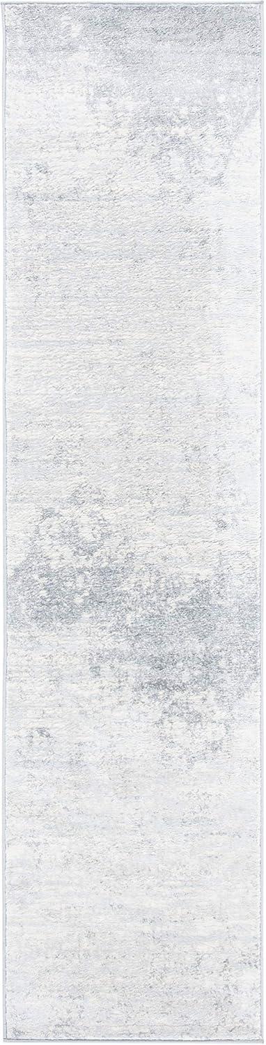 image:imageSAFAVIEH Brentwood Collection Area Rug 9 x 12 Grey amp Ivory Modern Abstract Design NonShedding amp Easy Care Ideal for High Traffic Areas in Living Room Bedroom BNT822HIvoryGrey