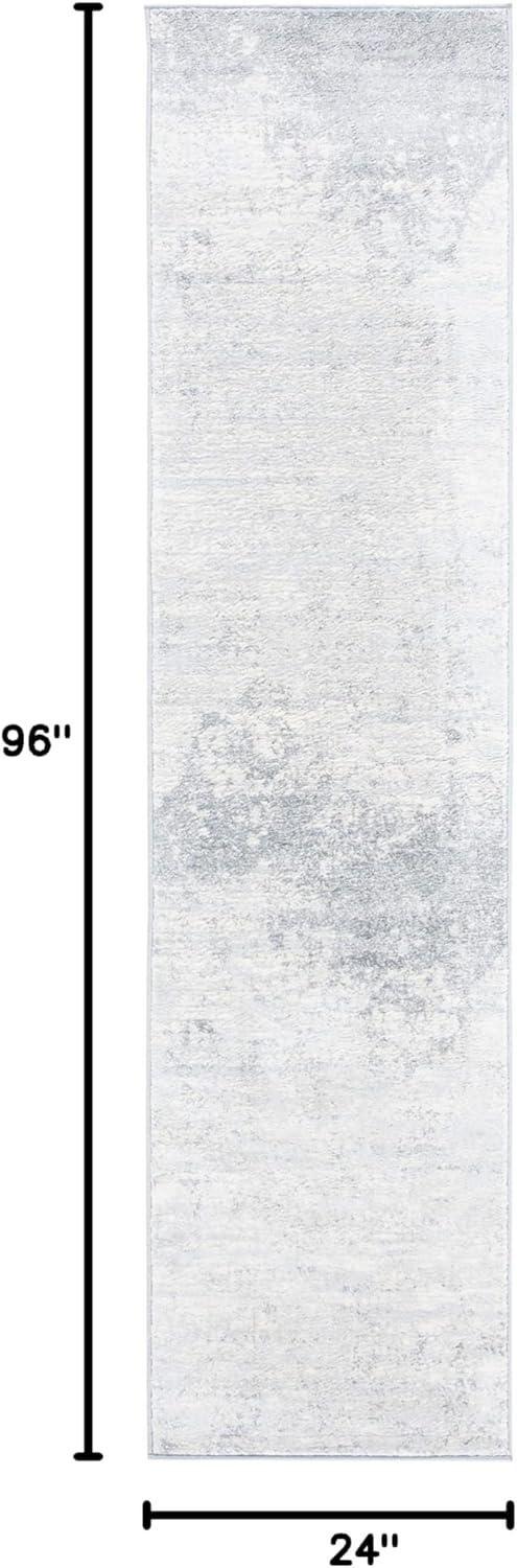 image:imageSAFAVIEH Brentwood Collection Area Rug 9 x 12 Grey amp Ivory Modern Abstract Design NonShedding amp Easy Care Ideal for High Traffic Areas in Living Room Bedroom BNT822HIvoryGrey