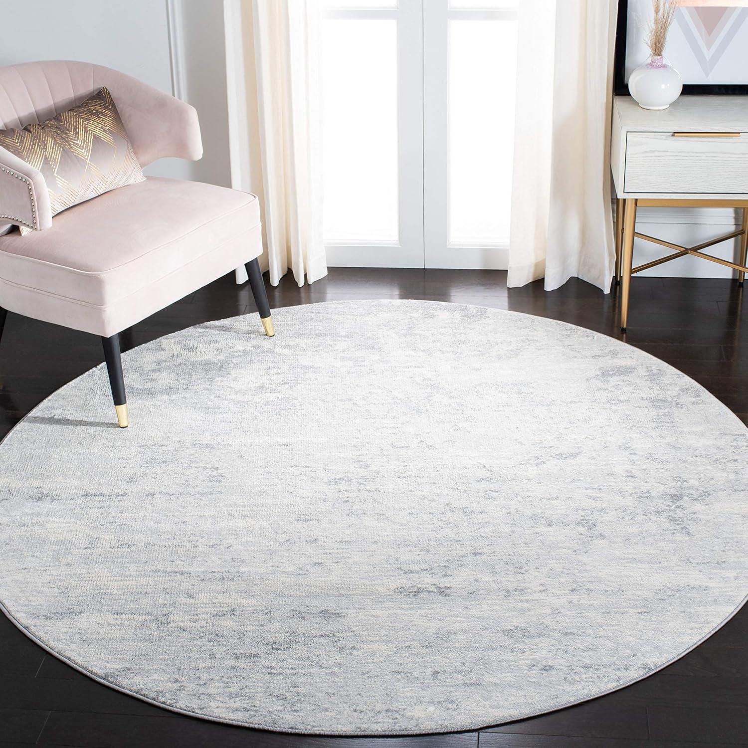 image:imageSAFAVIEH Brentwood Collection Area Rug 9 x 12 Grey amp Ivory Modern Abstract Design NonShedding amp Easy Care Ideal for High Traffic Areas in Living Room Bedroom BNT822HIvoryGrey