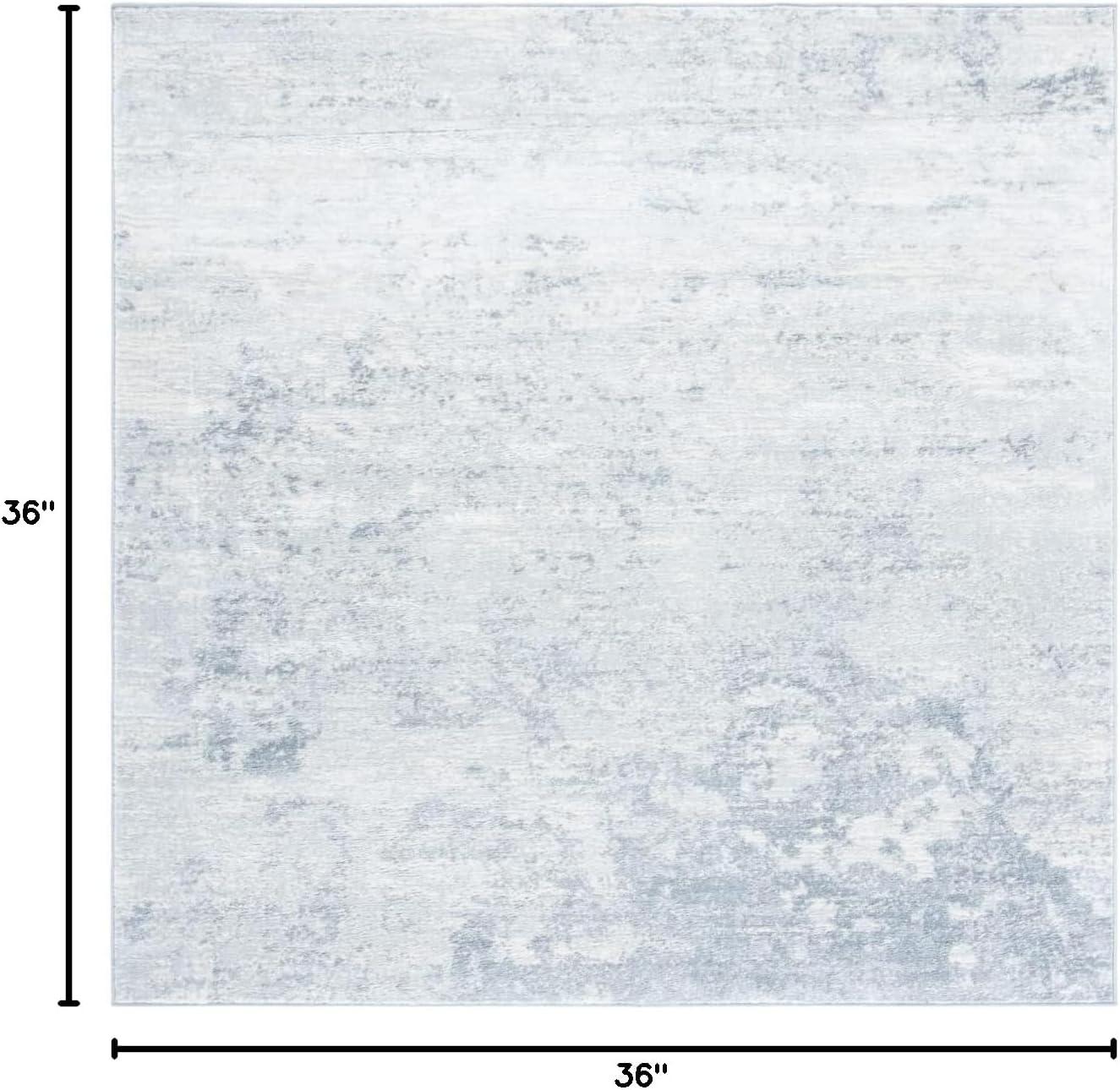 image:imageSAFAVIEH Brentwood Collection Area Rug 9 x 12 Grey amp Ivory Modern Abstract Design NonShedding amp Easy Care Ideal for High Traffic Areas in Living Room Bedroom BNT822HIvoryGrey