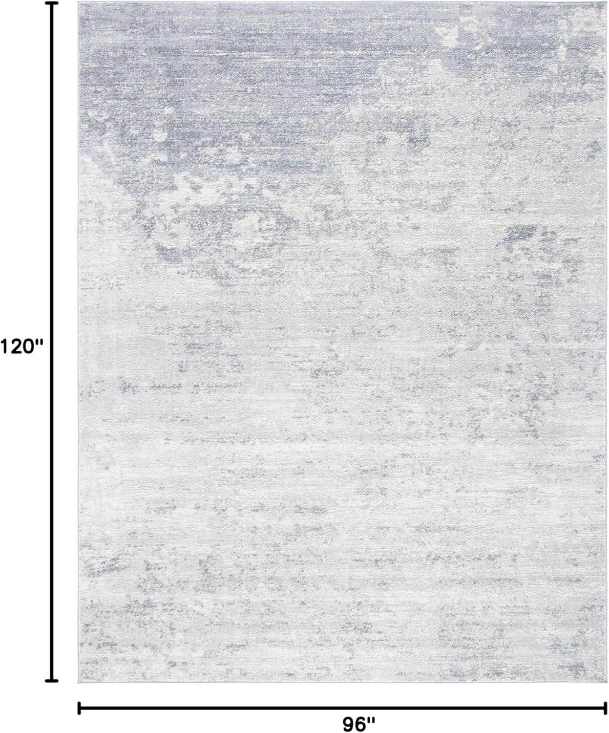image:imageSAFAVIEH Brentwood Collection Area Rug 9 x 12 Grey amp Ivory Modern Abstract Design NonShedding amp Easy Care Ideal for High Traffic Areas in Living Room Bedroom BNT822HIvoryGrey