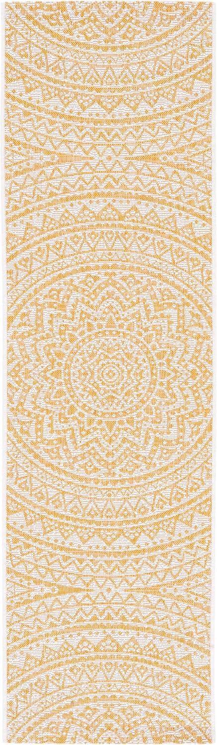 image:imageSAFAVIEH Courtyard Collection 8 x 10 BeigeBrown CY8734 IndoorOutdoor Patio Backyard Mudroom AreaRugIvoryGold