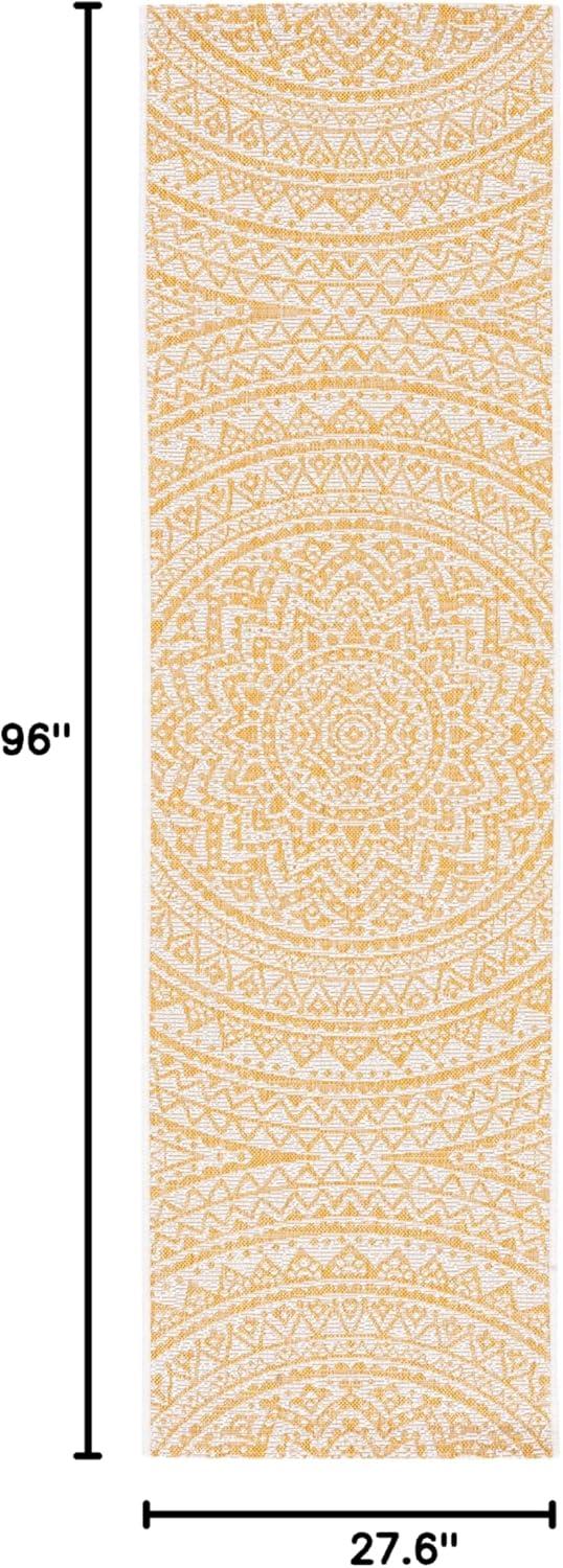 image:imageSAFAVIEH Courtyard Collection 8 x 10 BeigeBrown CY8734 IndoorOutdoor Patio Backyard Mudroom AreaRugIvoryGold