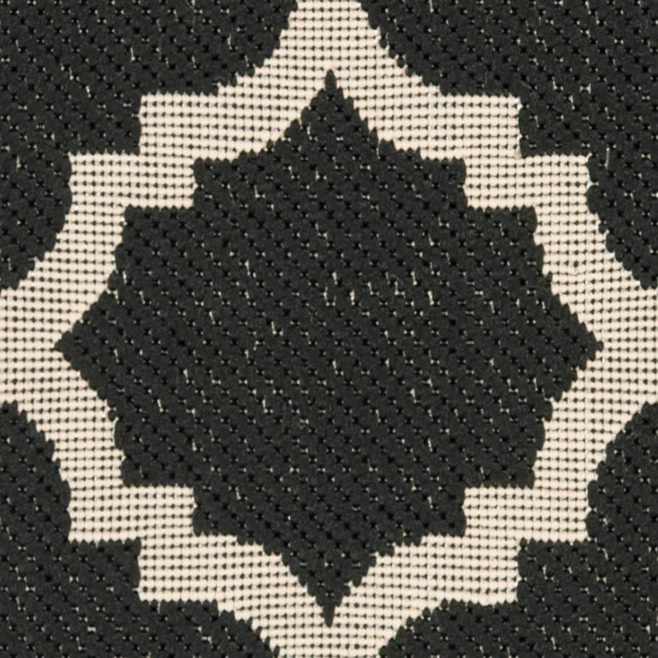 image:imageSAFAVIEH Courtyard Collection 8 x 11 BlueBeige CY6243 Moroccan Trellis Indoor Outdoor Waterproof EasyCleaning Patio Backyard Mudroom AreaRugBlackBeige