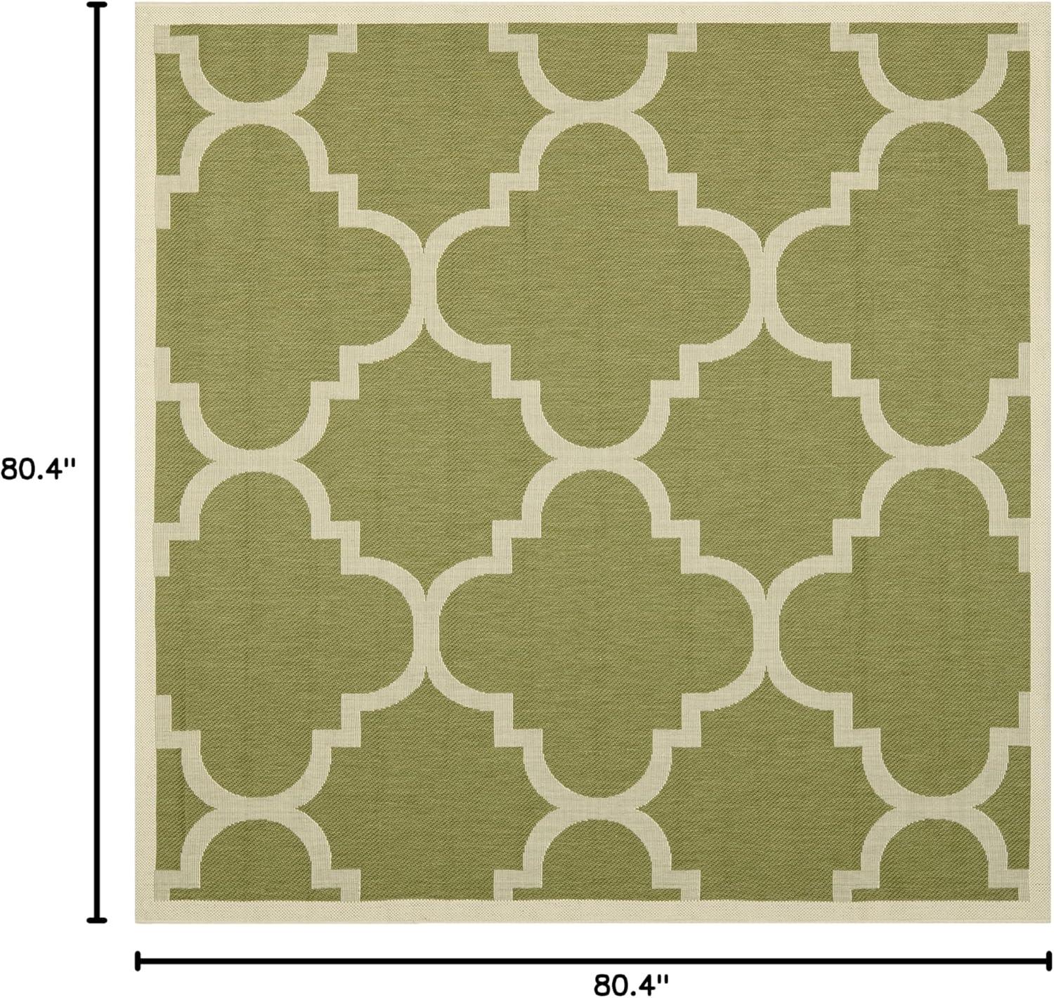 image:imageSAFAVIEH Courtyard Collection 8 x 11 BlueBeige CY6243 Moroccan Trellis Indoor Outdoor Waterproof EasyCleaning Patio Backyard Mudroom AreaRugGreenBeige