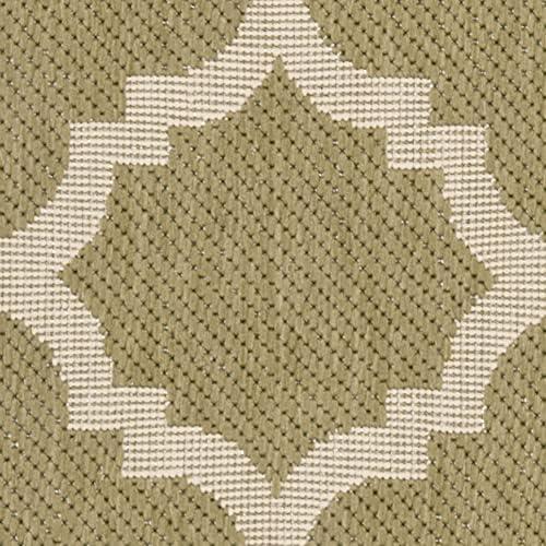 image:imageSAFAVIEH Courtyard Collection 8 x 11 BlueBeige CY6243 Moroccan Trellis Indoor Outdoor Waterproof EasyCleaning Patio Backyard Mudroom AreaRugGreenBeige