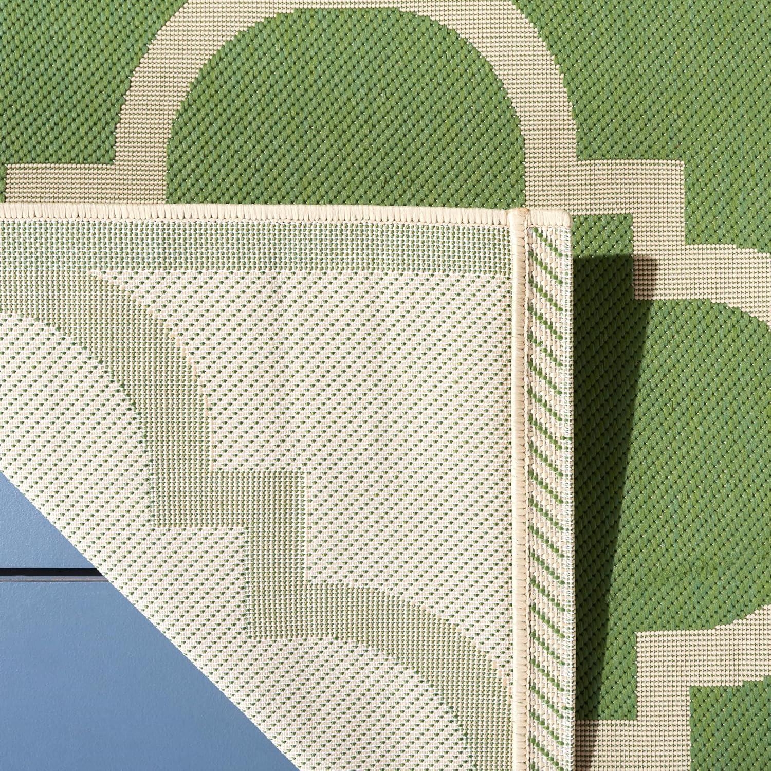 image:imageSAFAVIEH Courtyard Collection 8 x 11 BlueBeige CY6243 Moroccan Trellis Indoor Outdoor Waterproof EasyCleaning Patio Backyard Mudroom AreaRugGreenBeige