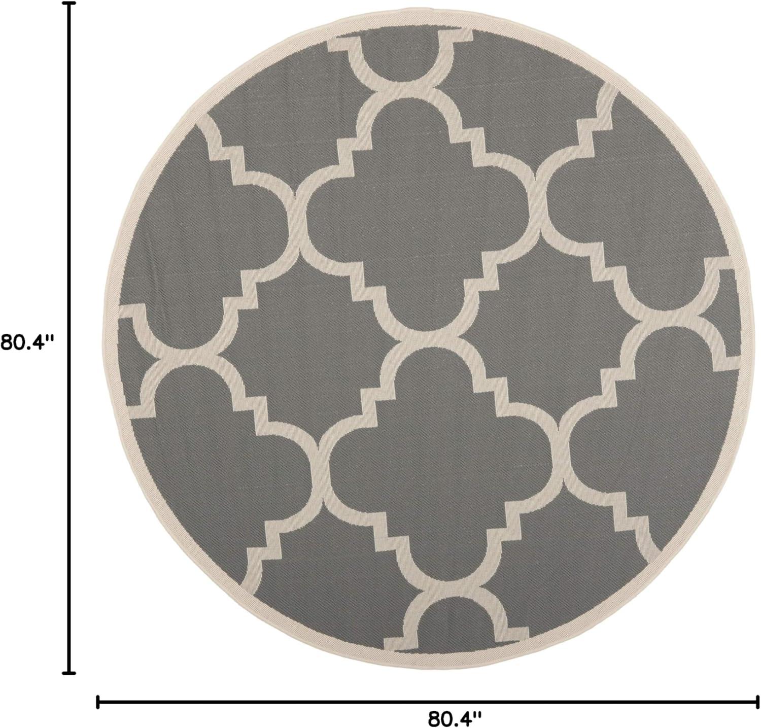 image:imageSAFAVIEH Courtyard Collection 8 x 11 BlueBeige CY6243 Moroccan Trellis Indoor Outdoor Waterproof EasyCleaning Patio Backyard Mudroom AreaRugGreyBeige