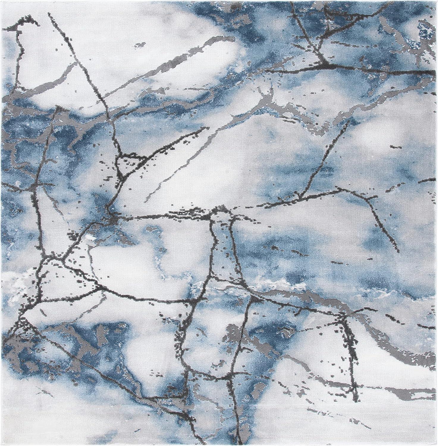 image:imageSAFAVIEH Craft Collection Area Rug 8 x 10 Grey amp Gold Modern Abstract Design NonShedding amp Easy Care Ideal for High Traffic Areas in Living Room Bedroom CFT877FGreyBlue
