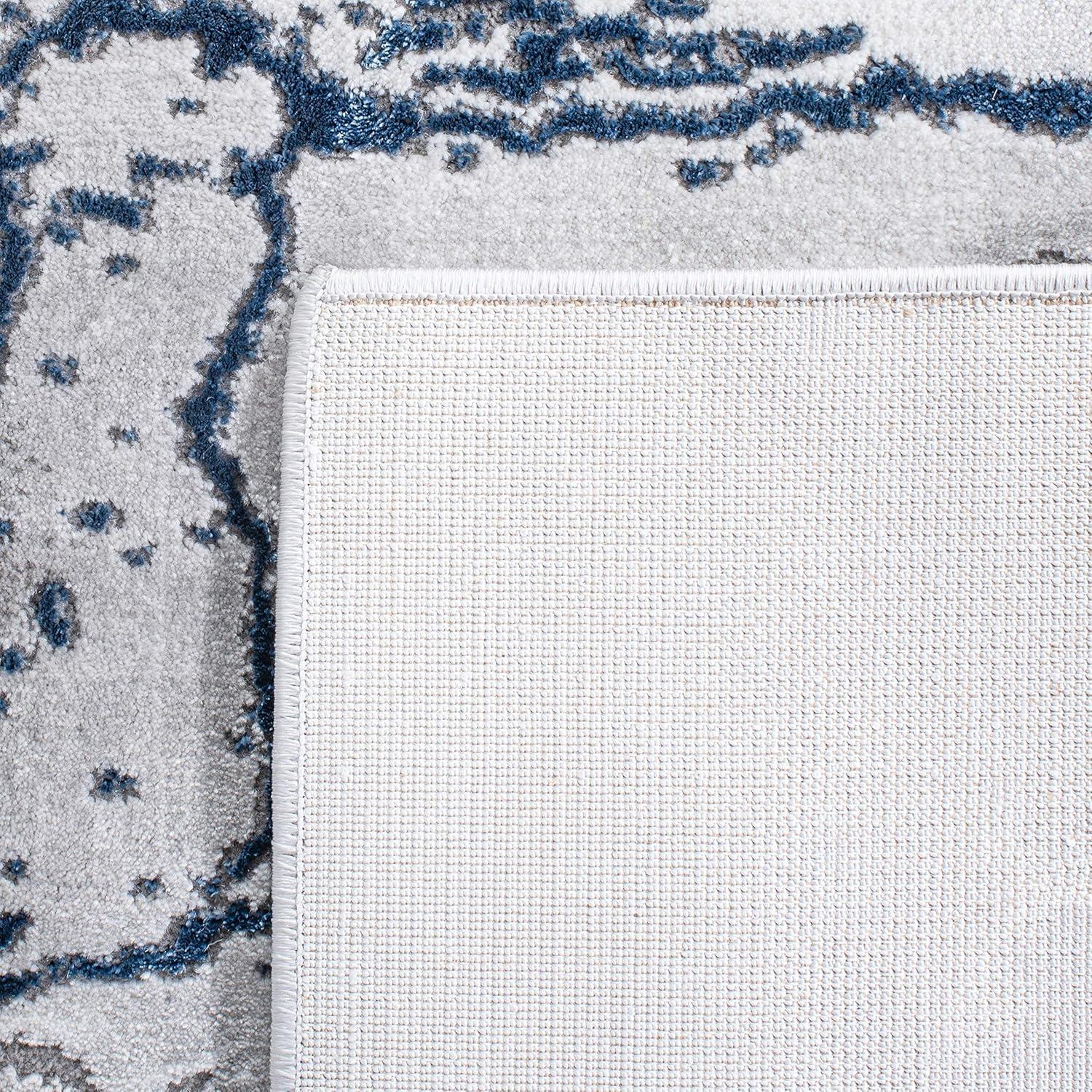 image:imageSAFAVIEH Craft Collection Area Rug 8 x 10 Grey amp Gold Modern Abstract Design NonShedding amp Easy Care Ideal for High Traffic Areas in Living Room Bedroom CFT877FIvory GreyBlue