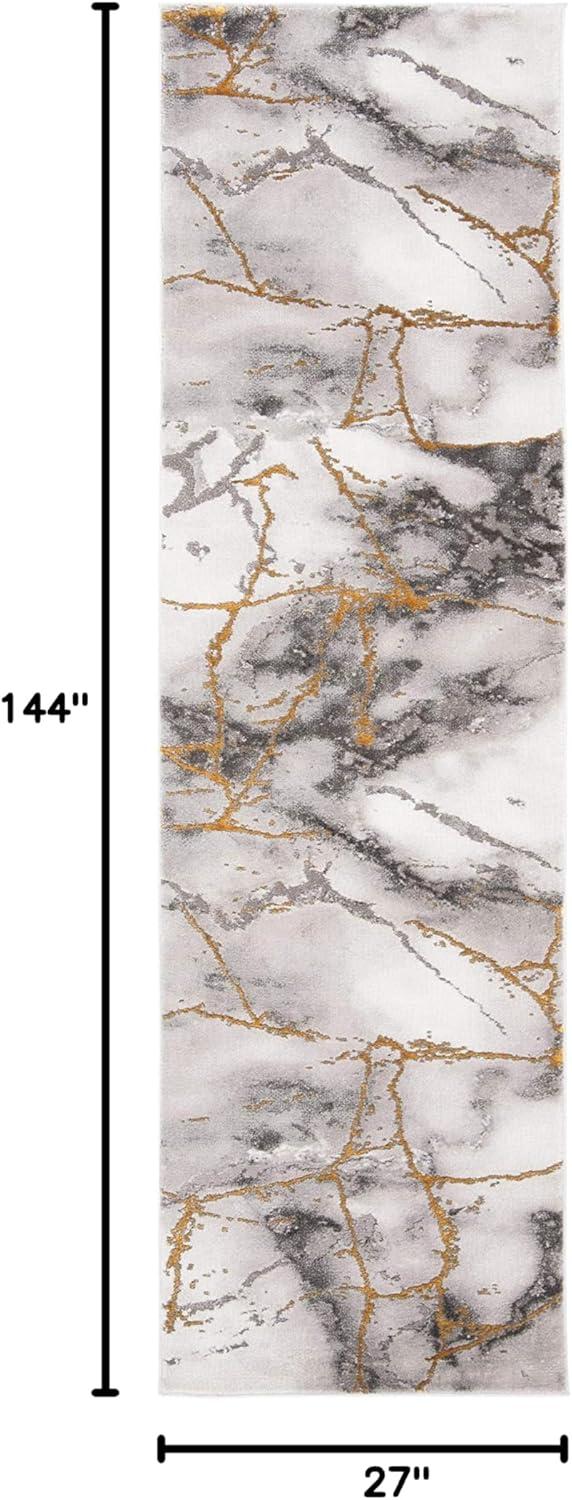 image:imageSAFAVIEH Craft Collection Area Rug 8 x 10 Grey amp Gold Modern Abstract Design NonShedding amp Easy Care Ideal for High Traffic Areas in Living Room Bedroom CFT877FGreyGold