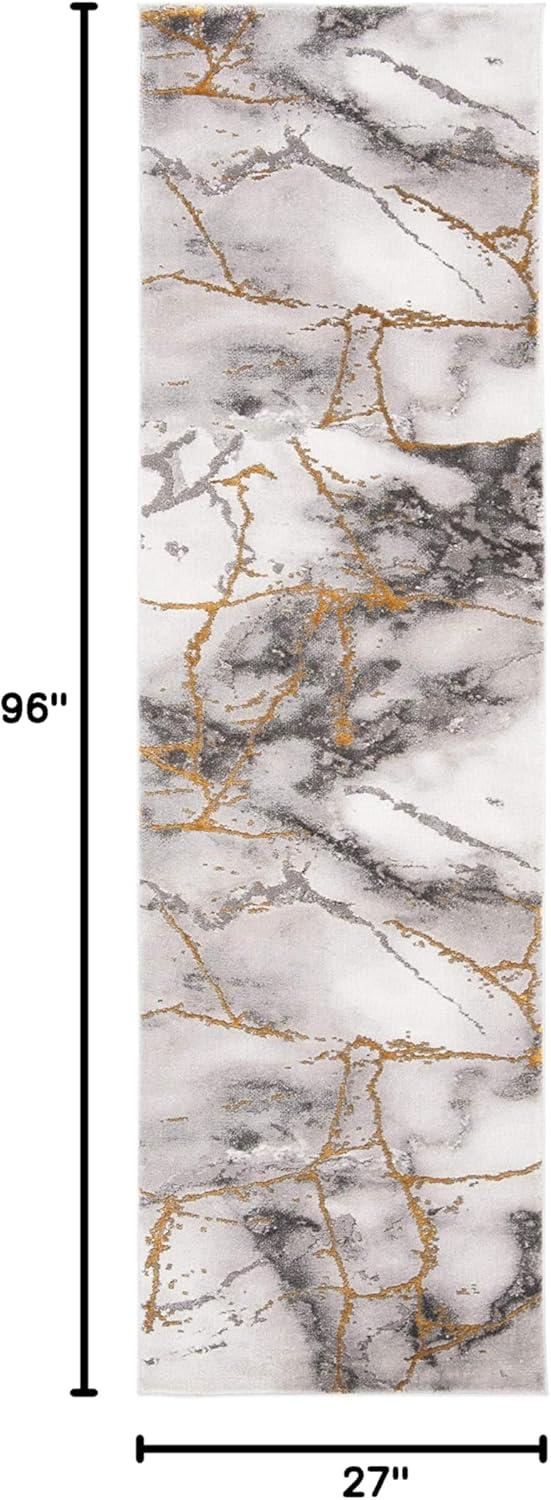 image:imageSAFAVIEH Craft Collection Area Rug 8 x 10 Grey amp Gold Modern Abstract Design NonShedding amp Easy Care Ideal for High Traffic Areas in Living Room Bedroom CFT877FGreyGold