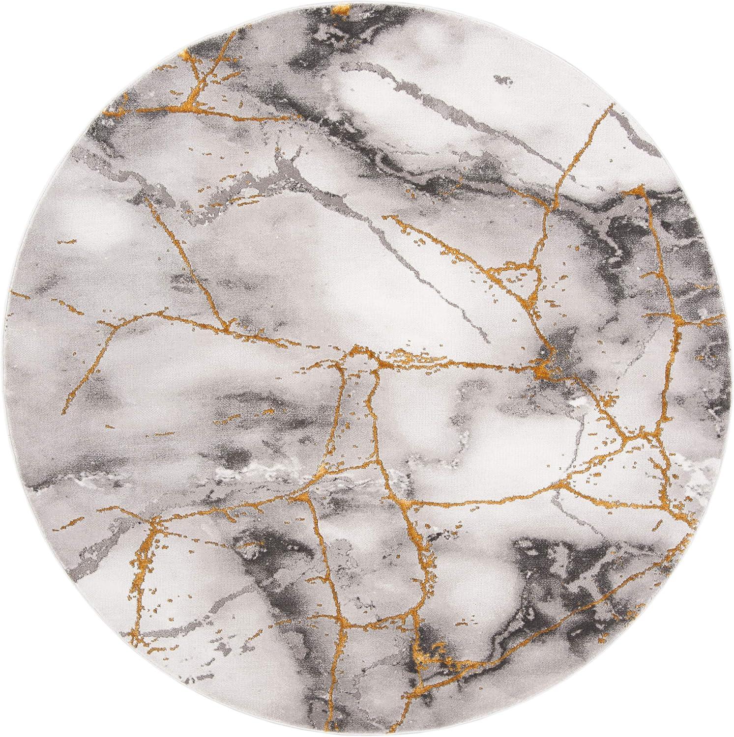 image:imageSAFAVIEH Craft Collection Area Rug 8 x 10 Grey amp Gold Modern Abstract Design NonShedding amp Easy Care Ideal for High Traffic Areas in Living Room Bedroom CFT877FGreyGold