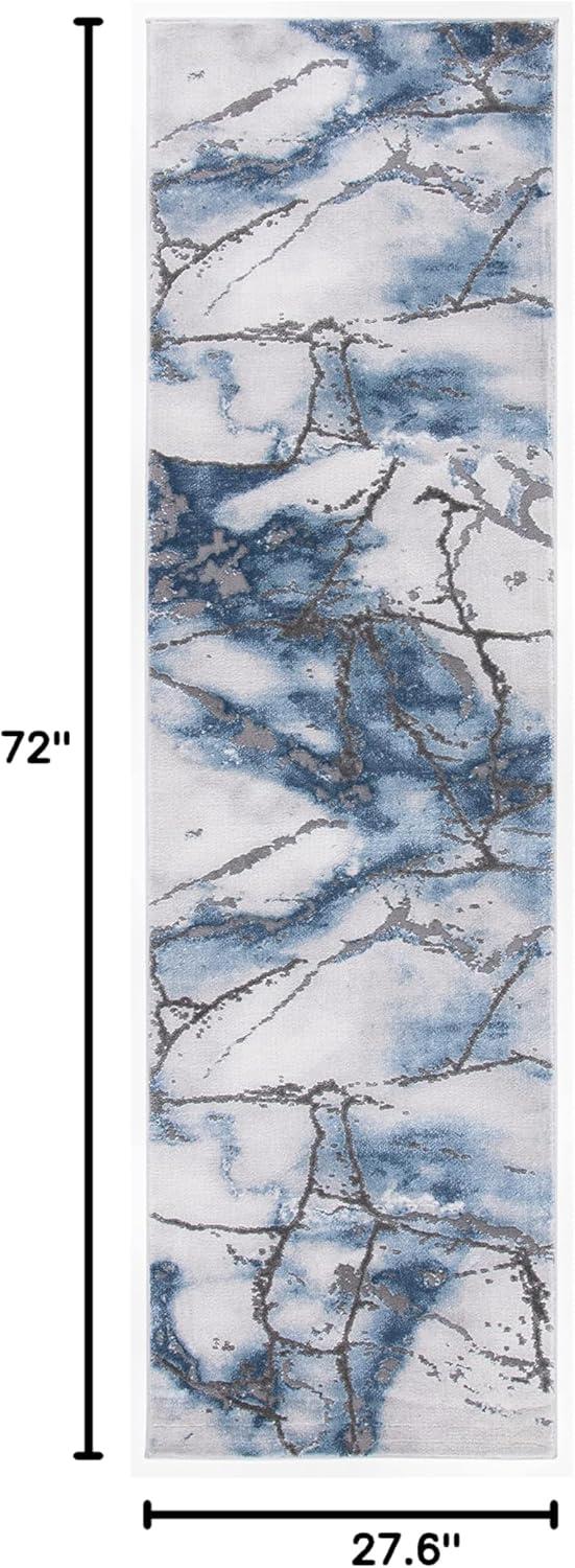 image:imageSAFAVIEH Craft Collection Area Rug 8 x 10 Grey amp Gold Modern Abstract Design NonShedding amp Easy Care Ideal for High Traffic Areas in Living Room Bedroom CFT877FGreyBlue