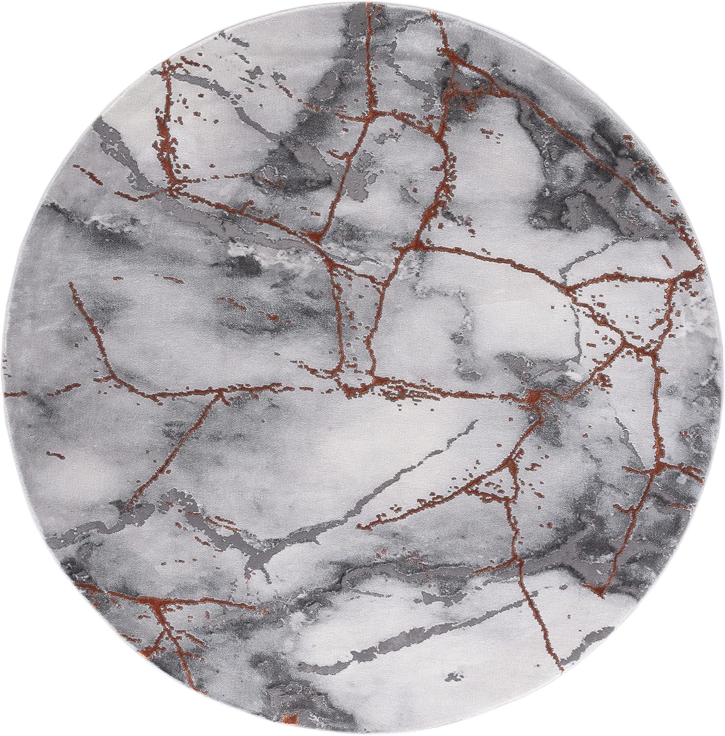 image:imageSAFAVIEH Craft Collection Area Rug 8 x 10 Grey amp Gold Modern Abstract Design NonShedding amp Easy Care Ideal for High Traffic Areas in Living Room Bedroom CFT877FGreyOrange