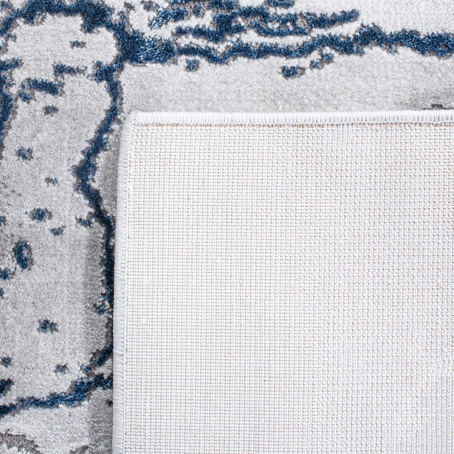 image:imageSAFAVIEH Craft Collection Area Rug 8 x 10 Grey amp Gold Modern Abstract Design NonShedding amp Easy Care Ideal for High Traffic Areas in Living Room Bedroom CFT877FIvory GreyBlue