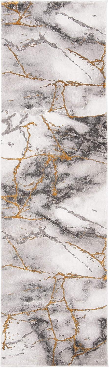 image:imageSAFAVIEH Craft Collection Area Rug 8 x 10 Grey amp Gold Modern Abstract Design NonShedding amp Easy Care Ideal for High Traffic Areas in Living Room Bedroom CFT877FGreyGold