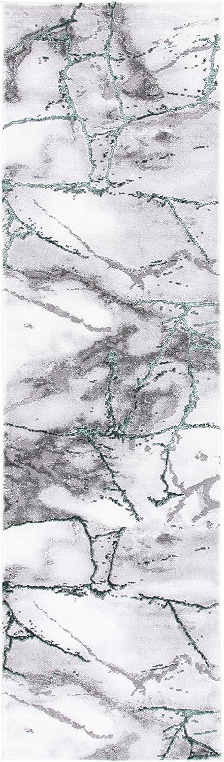 image:imageSAFAVIEH Craft Collection Area Rug 8 x 10 Grey amp Gold Modern Abstract Design NonShedding amp Easy Care Ideal for High Traffic Areas in Living Room Bedroom CFT877FGreyGreen