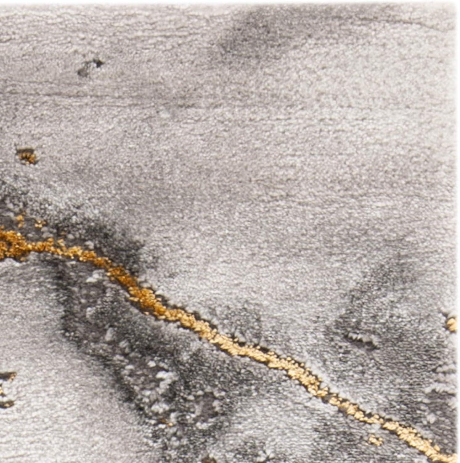 image:imageSAFAVIEH Craft Collection Area Rug 8 x 10 Grey amp Gold Modern Abstract Design NonShedding amp Easy Care Ideal for High Traffic Areas in Living Room Bedroom CFT877FGreyGold