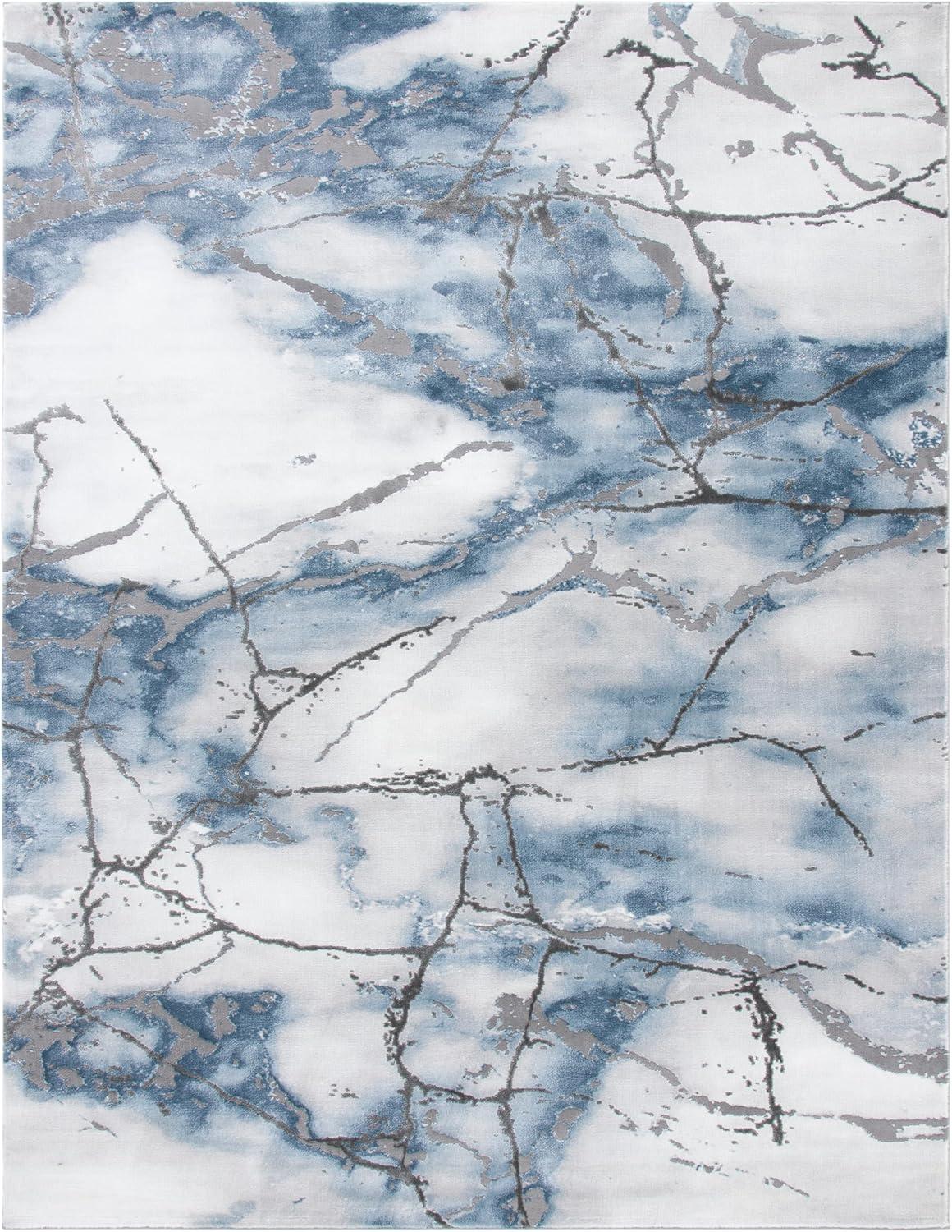 image:imageSAFAVIEH Craft Collection Area Rug 8 x 10 Grey amp Gold Modern Abstract Design NonShedding amp Easy Care Ideal for High Traffic Areas in Living Room Bedroom CFT877FGreyBlue
