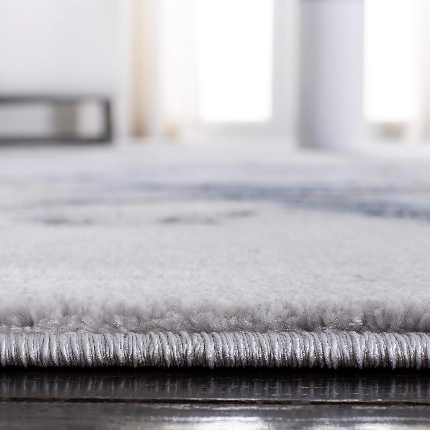 image:imageSAFAVIEH Craft Collection Area Rug 8 x 10 Grey amp Gold Modern Abstract Design NonShedding amp Easy Care Ideal for High Traffic Areas in Living Room Bedroom CFT877FGreyBlue