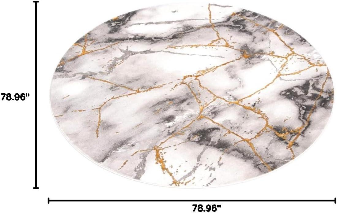 image:imageSAFAVIEH Craft Collection Area Rug 8 x 10 Grey amp Gold Modern Abstract Design NonShedding amp Easy Care Ideal for High Traffic Areas in Living Room Bedroom CFT877FGreyGold
